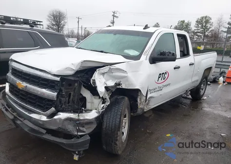 2018 Chevrolet Silverado 1500 Wt z USA, uszkodzony, nr VIN 1GCRCNEC4JZ348055